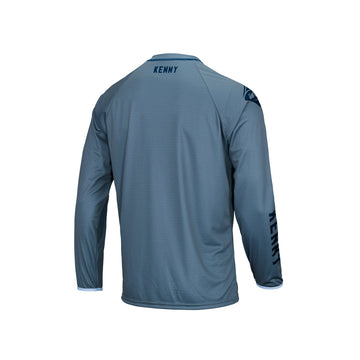 Kenny Racing Long Sleeve Elite Jersey - Grey Blue-