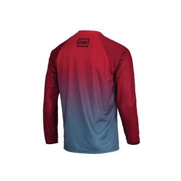 Kenny Racing Long Sleeve Factory Jersey - Red/Grey -