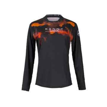 Kenny Racing Women's Long Sleeve Charger Jersey - Black -