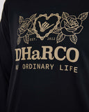 Dharco Womens Long Sleeve Tech Tee - Black -