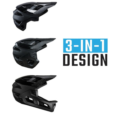 Leatt Enduro 3.0 Full Face - Stealth -