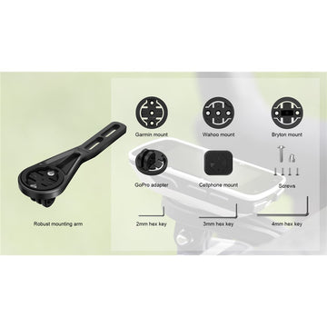 MAGICSHINE Garmin Upfront Mount for EVO series (plastic) - Suitable for ALLTY/MJ/MONTEER/RAY/EVO