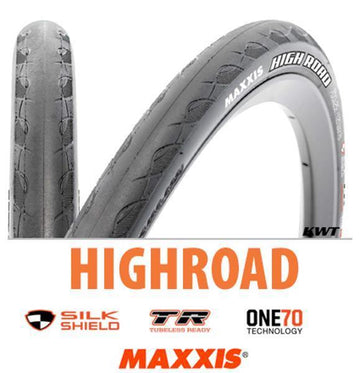MAXXIS HIGHROAD 700 X 25 FOLDING TUBELESS READY - HYPR COMPOUND / K2 PROTECTION / ONE70
