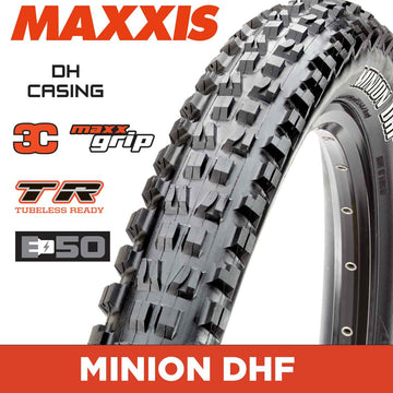 Maxxis Minion DHF -29 X 2.50 E-50 eBike Folding TR 60x2 DH 3C MaxxGrip Default Title