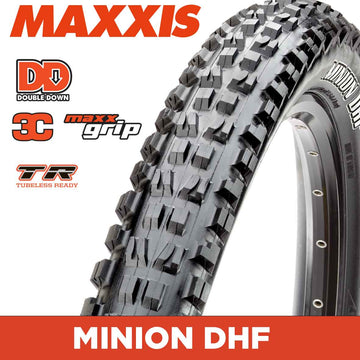 Maxxis Minion DHF - 27.5 X 2.50 WT Folding 120TPIx2 DD 3C MaxxGrip TR Default Title