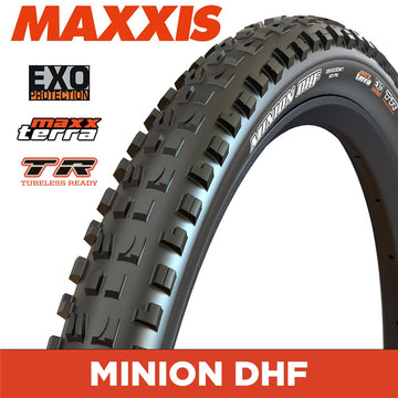 Maxxis Minion DHF 27.5X2.50 - MaxxTerra EXO - Tubeless Ready 60TPI