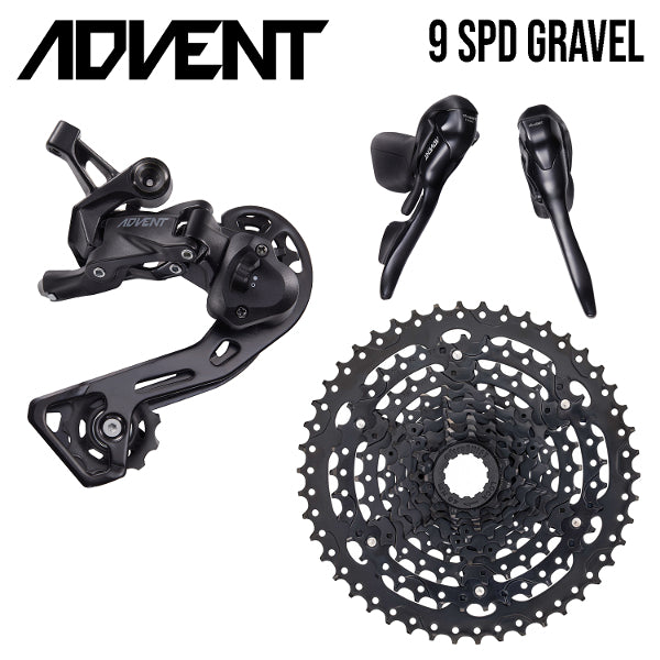 MICROSHIFT Groupset Gravel ADVENT Alloy 1x9 1142T Shifter /R.Derailleur ...