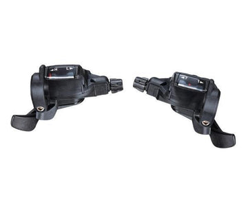 MICROSHIFT Thumb Tap Shifter - TS36 - 3x6 Speed - Pair (Shimano Mountain)