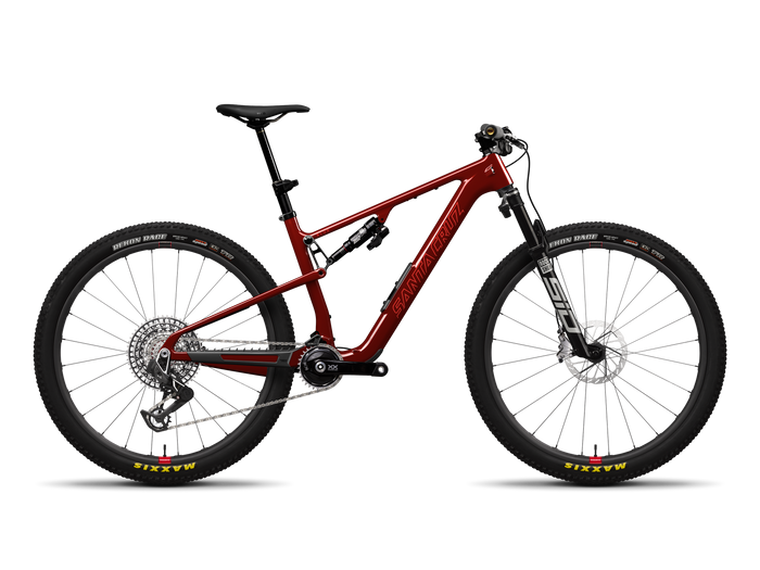 27 Santa Cruz Blur CC - XX AXS RSV FA Race Kit - Gloss Tart Cherry -