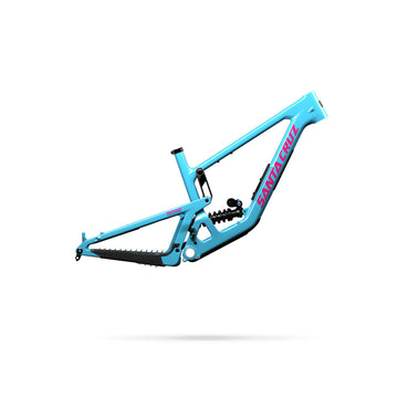 27 Santa Cruz Nomad 7 CC Frameset - Gloss Aqua Magenta -