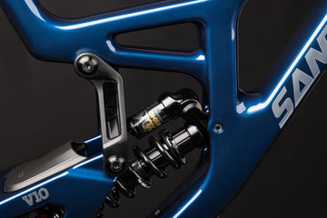 27 Santa Cruz V10 8 CC Frame - Fox DHX2 Factory - Gloss Liquid Blue -