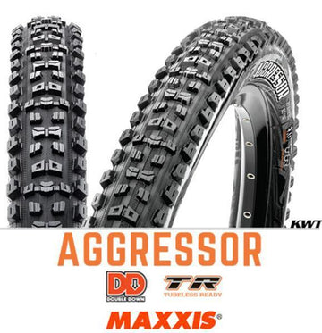 Maxxis AGGRESSOR 27.5x2.3 TR DD F 120 TPI DUAL PLY