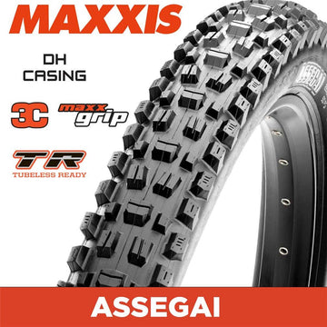 Maxxis Assegai - 29 X 2.50 - Folding TR - DH 60x2 TPI - 3C MaxxGrip