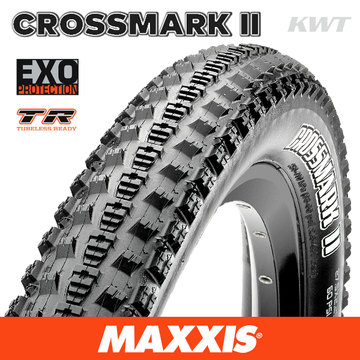 Maxxis Crossmark II - 26 X 2.25 - Folding TR - EXO 120 TPI - Dual Compound - Black
