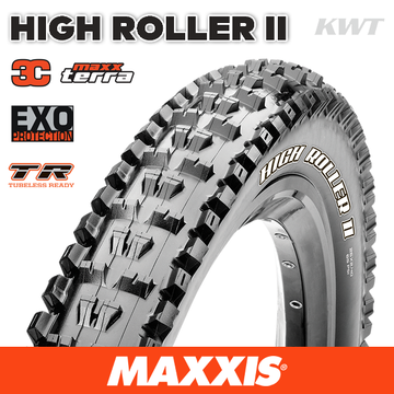 Maxxis HIGH ROLLER II 29 X 2.3 FOLDING 60 TPI EXO 3C MAXXTERRA TR