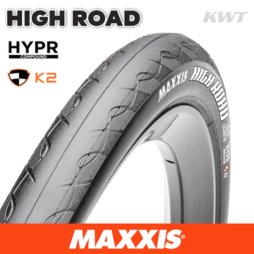 Maxxis HIGHROAD 700 X 25 FOLDING 120TPI - K2 KEVLAR PROTECTION - SILICA HYPR COMPOUND