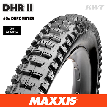 Maxxis Minion DHR II 26 X 2.4 WIREBEAD (60TPI X 2) DH 60a COMPOUND