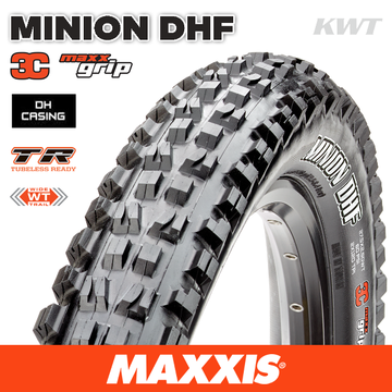 Maxxis Minion DHF - 27.5 X 2.50 Folding 60TPIx2 DH 3C MaxxGrip TR