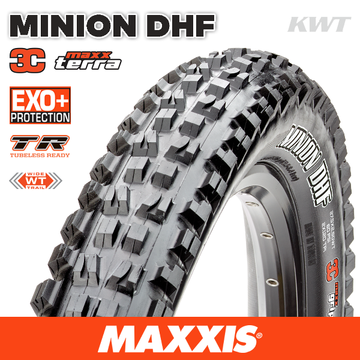 Maxxis Minion DHF - 27.5 X 2.50 WT Folding 120TPI EXO+ 3C MaxxTerra TR