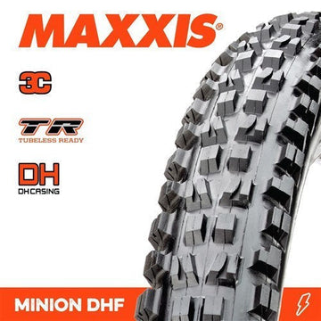 Maxxis Minion DHF - 29 X 2.50 Folding 60TPIx2 DH 3C MaxxGrip TR