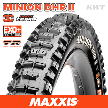 Maxxis Minion DHR II - 27.5 X 2.60 WT Folding 120TPI EXO+ 3C MaxxTerra TR