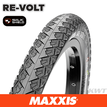 Maxxis REVOLT 700 X 47 WIREBEAD 60 TPI - E-BIKE SILK SHEILD with GROOVED SLICK DESIGN & 3MM REINFORCED KEVLAR