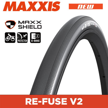 Maxxis Refuse V2 - 700 X 25 Folding - 60TPI MaxxShield - Black