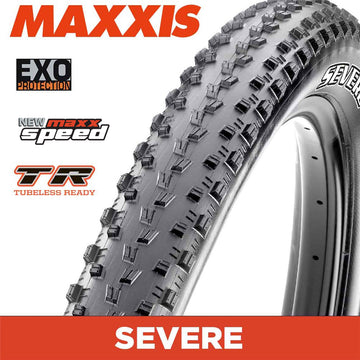 Maxxis Severe - 29 X 2.25 - Folding TR - EXO 120 TPI - MaxxSpeed XC - Black Default Title