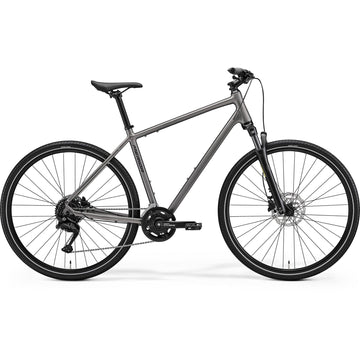 27 Merida Crossway 100 - Silk Warm Slate Grey/Black -