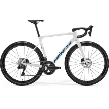 27 Merida Scultura 8000 - Pearl White/Darl Teal -