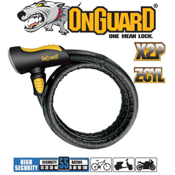 OnGuard Rottweiler Series - Armoured Cable Keyed - 120cm x 25mm