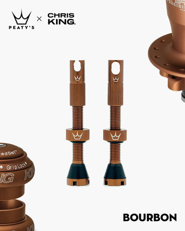 Peaty's CK MK2 Tubeless Valves (Pair) 60mm - Bourbon