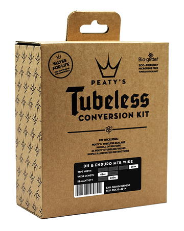 Peaty's Tubeless Conversion Kit 35mm - Enduro / DH Wide - Valve Length 42mm