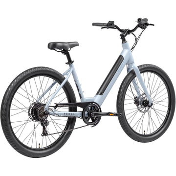 Breeze ST Electric Cruiser Bike - Gloss Pearl White -