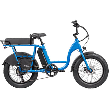 Pedal Brewer Electric Cruiser Bike 468Wh - Reef Blue