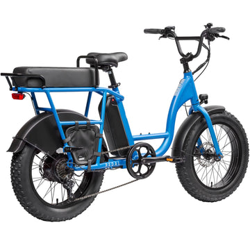 Pedal Brewer Electric Cruiser Bike 468Wh - Reef Blue