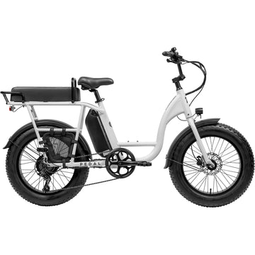 Pedal Brewer Electric Cruiser Bike 560Wh - White