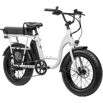 Pedal Brewer Electric Cruiser Bike 560Wh - White