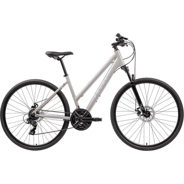 Pedal Hawk 2 Hybrid Bike - Gloss Cool Grey/Lilac -