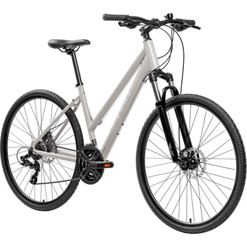 Pedal Hawk 2 Hybrid Bike - Gloss Cool Grey/Lilac -