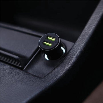 Quad Lock Dual Usb 12v Car Charger