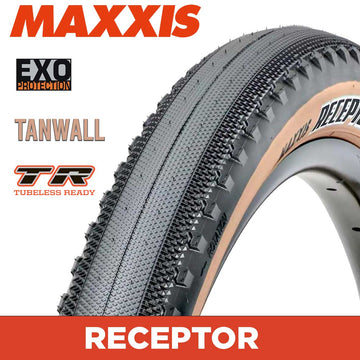 Maxxis Receptor - 27.5 X 1.85 (650B X 47) Folding 120TPI EXO TR Tanwall Default Title