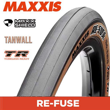 Maxxis Refuse - 700 X 32 Folding 60TPI Carbon Bead MaxxShield TR Tanwall Default Title