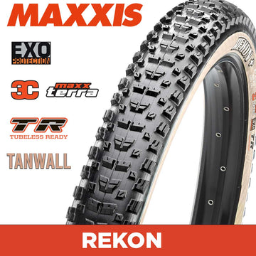 Maxxis Rekon+ PLUS - 27.5 X 2.80 Folding 60TPI EXO 3C MaxxTerra TR Dark Tanwall Default Title