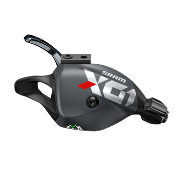 Sram Shifter X01 Eagle Single Click Trigger Rear w Discrete Clamp - Red/Silver