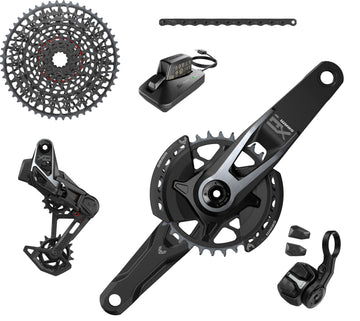 SRAM X0 Eagle AXS Transmission DUB MTB Groupset Lunar Black - 170mm