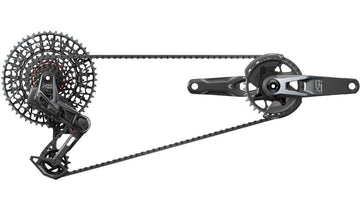 SRAM X0 Eagle AXS Transmission DUB MTB Groupset Lunar Black - 170mm