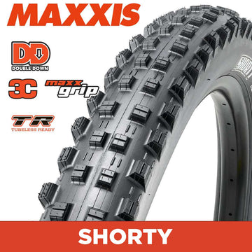 Maxxis Shorty - 27.5 X 2.40 WT Folding 120TPIx2 DD 3C MaxxGrip TR Default Title