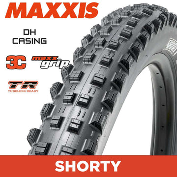 Maxxis Shorty - 27.5 X 2.40 Folding 60TPIx2 DH 3C MaxxGrip TR Default Title