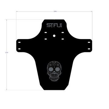 STFU Gunk Guard - Day of The Dead Skull Grey